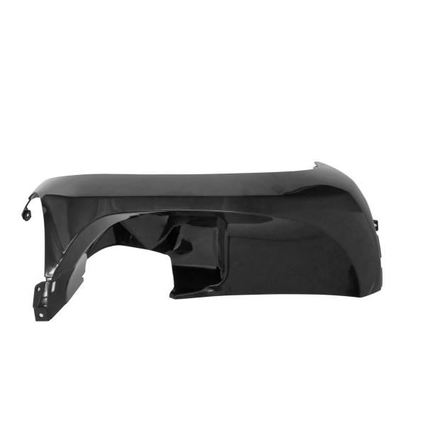 TABLIER AVANT INFERIEUR GAUCHE ADAPT. MBK 50 OVETTO 2008-2014 /  YAMAHA 50 NEOS 2008-2014 (OEM: 5C2-F8345-00-P)  NOIR METAL