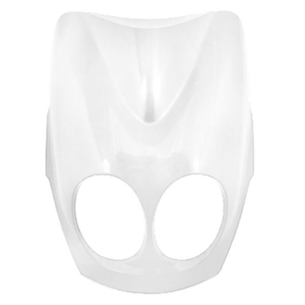 TABLIER AVANT ADAPT. MBK 50 OVETTO 2008-2014 /  YAMAHA 50 NEOS 2008-2014  BLANC