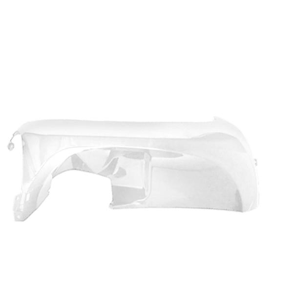 TABLIER AVANT INFERIEUR GAUCHE ADAPT. MBK 50 OVETTO 2008-2014 /  YAMAHA 50 NEOS 2008-2014  BLANC