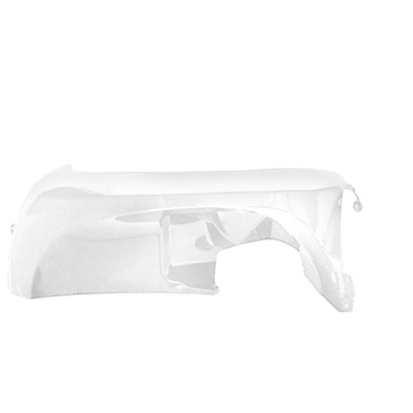 TABLIER AVANT INFERIEUR DROIT ADAPT. MBK 50 OVETTO 2008-2014 /  YAMAHA 50 NEOS 2008-2014  BLANC