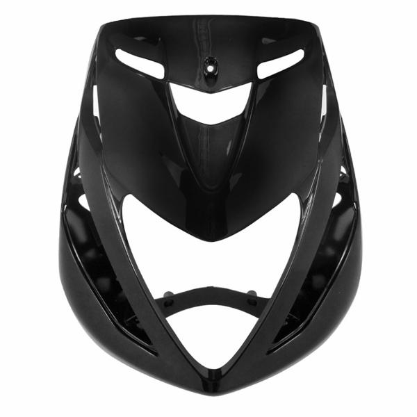TABLIER AVANT ADAPT. PIAGGIO ZIP 50 2T AIR / 4T LIQUIDE H2O NOIR METAL