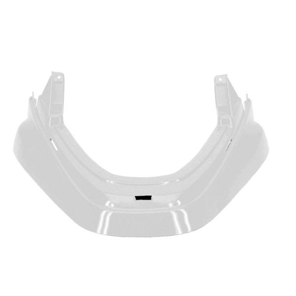DESSUS DE GARDE BOUE ADAPT. MBK BOOSTER / YAMAHA BWS BLANC METAL