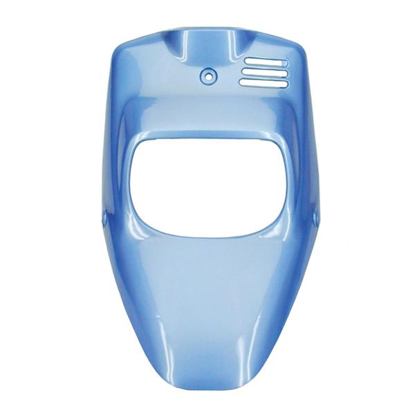 TABLIER AVANT ADAPT. MBK 50 BOOSTER / YAMAHA BWS BLEU HAWAI