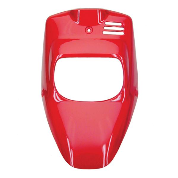 TABLIER AVANT ADAPT. MBK 50 BOOSTER 1999-2003 / YAMAHA 50 BWS 1999-2003  ROUGE SCUDERIA