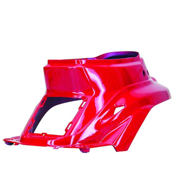 COQUE ARRIERE / CAPOT MOTEUR ADAPT. MBK 50 BOOSTER 1999-2003 / YAMAHA 50 BWS 1999-2003 ROUGE SCUDERIA