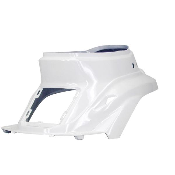 COQUE ARRIERE / CAPOT MOTEUR ADAPT. MBK BOOSTER 1999-2003  / YAMAHA BWS 1999-2003  BLANC