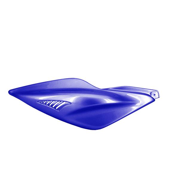 CAPOT ARRIERE DROIT ADAPT. MBK  NITRO / YAMAHA AEROX BLEU METAL