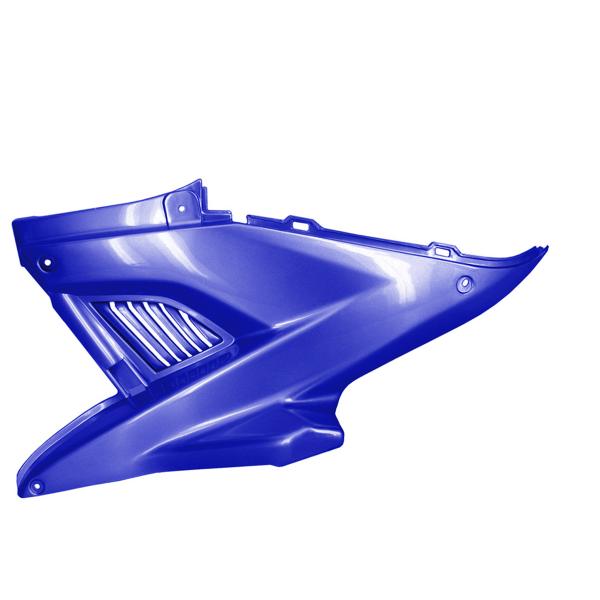 CAPOT MOTEUR GAUCHE ADAPT. MBK NITRO / YAMAHA AEROX BLEU METAL