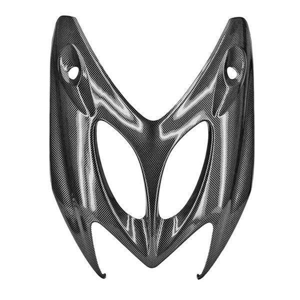 TABLIER AVANT ADAPT. MBK NITRO / YAMAHA AEROX IMITATION CARBONE