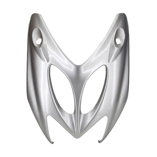 TABLIER AVANT ADAPT. MBK NITRO / YAMAHA AEROX GRIS METAL
