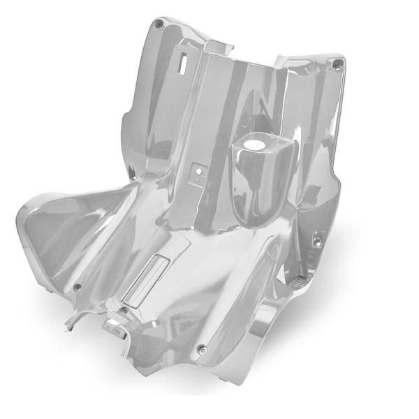 PROTEGE JAMBES ADAPT. MBK 50 NITRO 1997-2012 / YAMAHA 50 AEROX 1997-2012  GRIS METAL