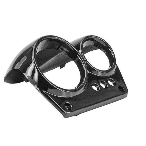 COUVRE COMPTEUR ADAPT. MBK NITRO / YAMAHA AEROX 1998-2012  (OEM : 5BR-F6213-00)  NOIR METAL