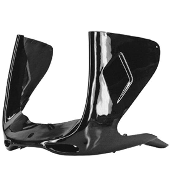TABLIER AVANT INFERIEUR ADAPT. MBK NITRO / YAMAHA AEROX NOIR METAL (BAS DE CAISSE)