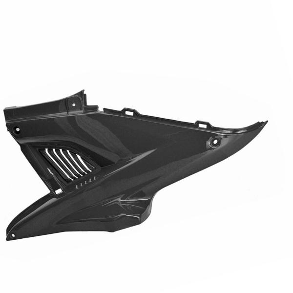 CAPOT MOTEUR GAUCHE ADAPT. MBK NITRO / YAMAHA AEROX NOIR METAL