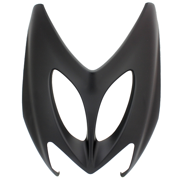 FACE . TABLIER . CARENAGE AVANT ADAPT. MBK NITRO / YAMAHA AEROX 1998-2012 NOIR MAT
