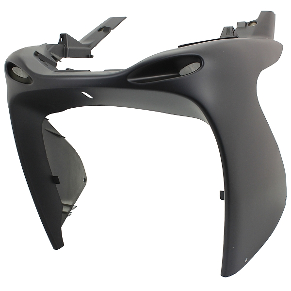 TABLIER AVANT INFERIEUR ADAPT. MBK NITRO / YAMAHA AEROX 1998-2012 NOIR MAT (OEM : 5BRF614301)