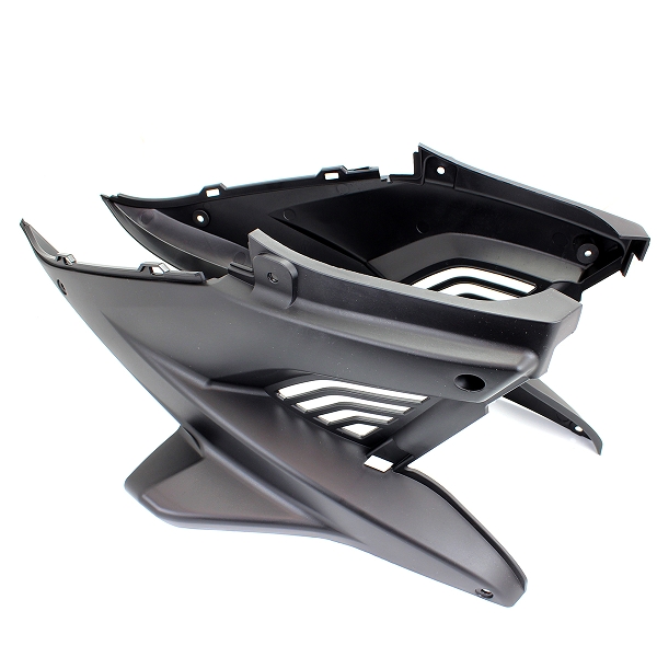 CACHES LATERAUX ADAPT. MBK NITRO / YAMAHA AEROX 1998-2012 (LA PAIRE) (OEM : 5BRF17113000 - 5BRF17213000)