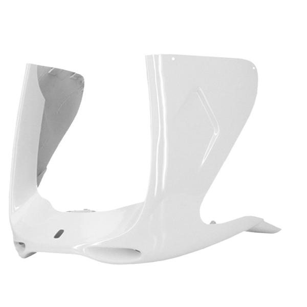TABLIER AVANT INFERIEUR ADAPT. MBK NITRO / YAMAHA AEROX BLANC (BAS DE CAISSE)