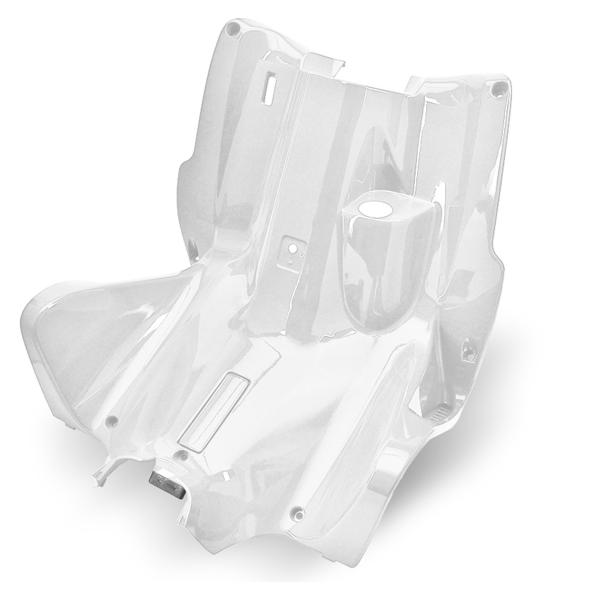 PROTEGE JAMBES ADAPT. MBK 50 NITRO 1997-2012 / YAMAHA 50 AEROX 1997-2012  BLANC