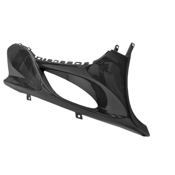 DESSOUS DE TABLIER DROIT ADAPT. MBK MACH G / YAMAHA JOG NOIR METAL