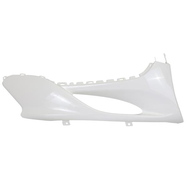 DESSOUS DE TABLIER DROIT ADAPT.MBK MACH G / YAMAHA JOG BLANC
