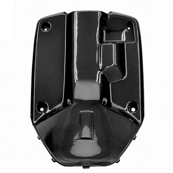 TABLIER AR / PROTEGE JAMBES ADAPT. MBK 50 BOOSTER 1999-2003 / YAMAHA 50 BWS 1999-2003 NOIR METAL