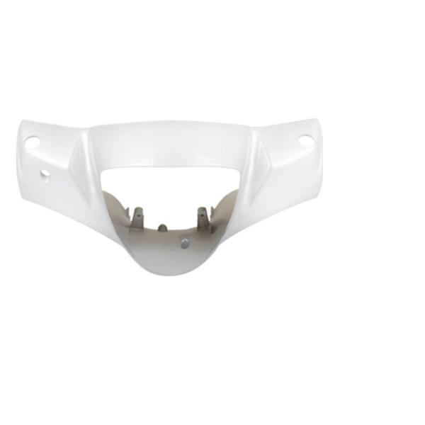 COUVRE GUIDON ADAPT. PIAGGIO LIBERTY 50 / 125 / 150 / 200cc  2004-2014 BLANC