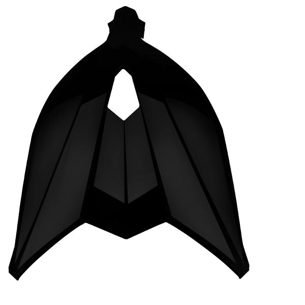 TABLIER AVANT ADAPT. YAMAHA  TMAX 530CC 2012-2014 NOIR BRILLANT