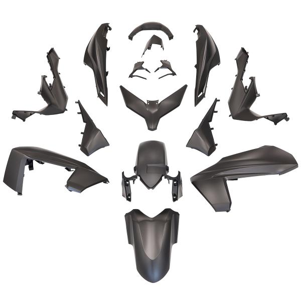 KIT CARROSSERIE ADAPT. HONDA FORZA 125-350CC 2023-2025 GRIS NH312  (15 PIECES)