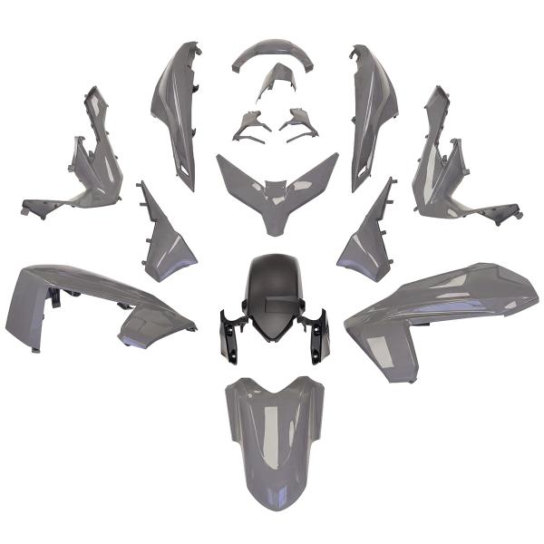 KIT CARROSSERIE ADAPT. HONDA FORZA 125-350CC 2023-2025 GRIS NARDO  (15 PIECES)