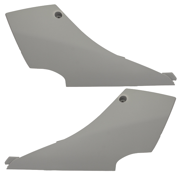 CACHE BAS DE CAISSE GAUCHE + DROITE  ADAPT. HONDA SH125 / 150CC 2009-2012 (LA PAIRE) ( OEM : 64321-KTF-980Z + 64322-KTF-980Z )