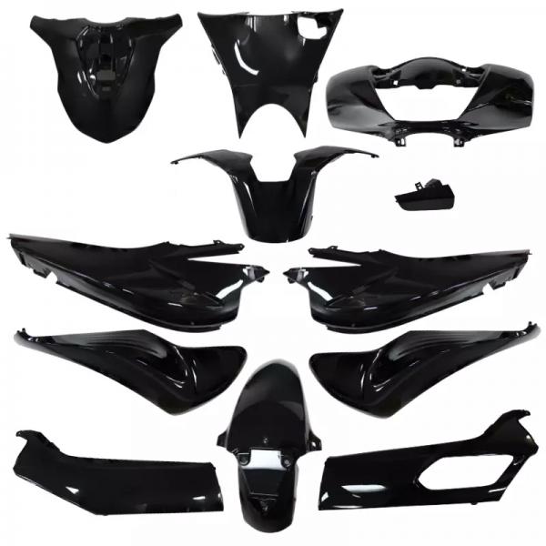 KIT CARROSSERIE ADAPT. HONDA SH125-150CC 2020-2024  NOIR BRILLANT (15 PIECES)
