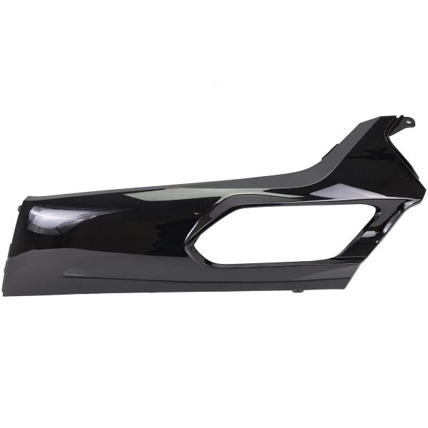 BAS DE CAISSE  GAUCHE ADAPT. HONDA SH125-150CC 2020-2024 NOIR (OEM : 64322-K0R-D00ZC)
