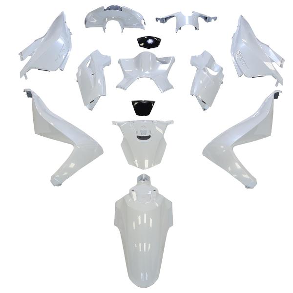 KIT CARROSSERIE ADAPT. HONDA SH125 / 150CC 2017-2019  BLANC (13 PIECES)
