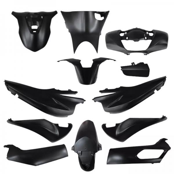 KIT CARROSSERIE ADAPT. HONDA SH 125-150CC 2020-2024  NOIR MAT  (15 PIECES)