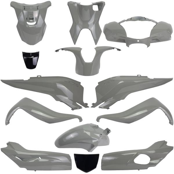 KIT CARROSSERIE ADAPT. HONDA SH 125-150CC 2017-2019 GRIS NARDO NHC61 (13 PIECES)