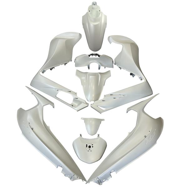 KIT CARROSSERIE ADAPT. HONDA SH 350CC 2021-2024  (9 PIECES) BLANC ( NHB44 )