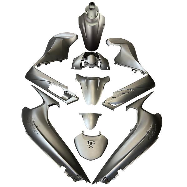 KIT CARROSSERIE ADAPT. HONDA SH 350CC 2021-2024  (9 PIECES) GRIS METAL ( NHB18 )