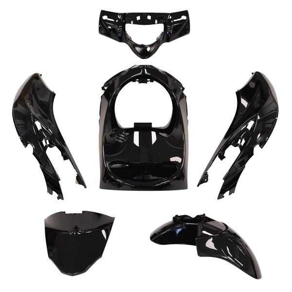 KIT CARROSSERIE ADAPT. PIAGGIO LIBERTY 50-125CC 2015-2023 ( 6 PIECES) NOIR