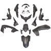 KIT CARROSSERIE ADAPT. HONDA FORZA 125-350CC 2023-2025 GRIS NH312  (15 PIECES)