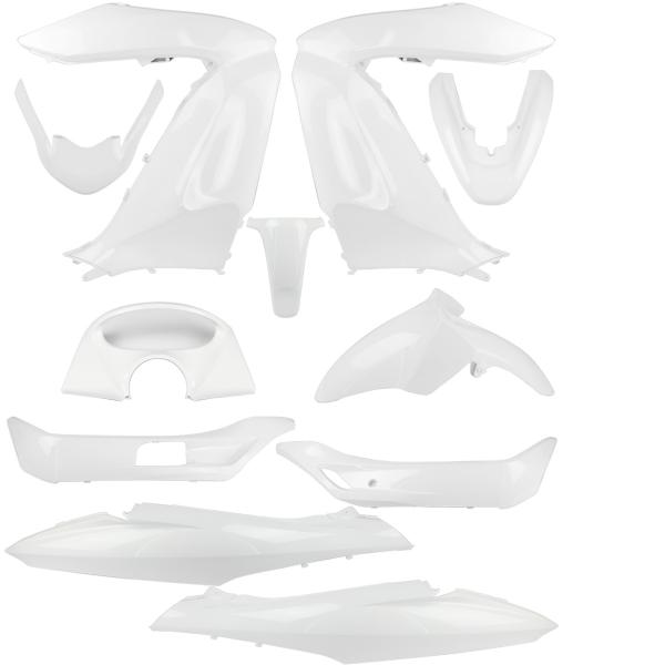 KIT CARROSSERIE ADAPT. HONDA PCX 125CC 2009-2013 BLANC (11 PIECES)
