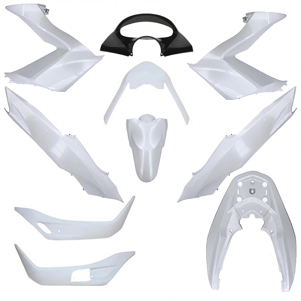KIT CARROSSERIE ADAPT. HONDA PCX 125CC  2014-2016 (15 PIECES) BLANC