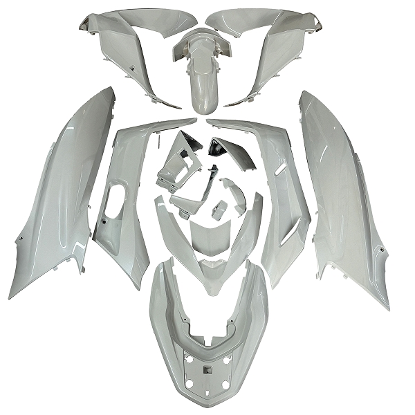KIT CARROSSERIE ADAPT. HONDA PCX 125CC 2018-2020  (15 PIECES) BLANC PERLE