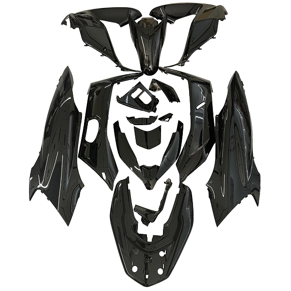 KIT CARROSSERIE ADAPT. HONDA PCX 125CC 2018-2020  (15 PIECES) NOIR