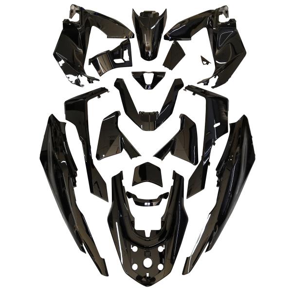 KIT CARROSSERIE ADAPT. HONDA PCX 125CC 2025  (17 PIECES) NOIR