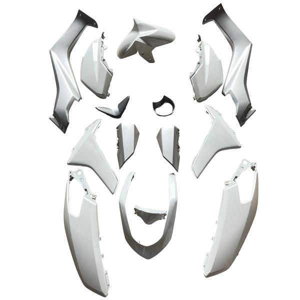 KIT CARROSSERIE ADAPT. YAMAHA NMAX 125CC 2015-2020 BLANC  (15 PIECES)