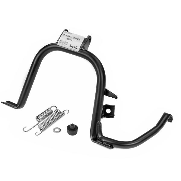 BEQUILLE CENTRALE BUZZETTI ADAPT. MBK 50 OVETTO 4T / YAMAHA 50 NEOS 4T NOIR  ( 8613 )