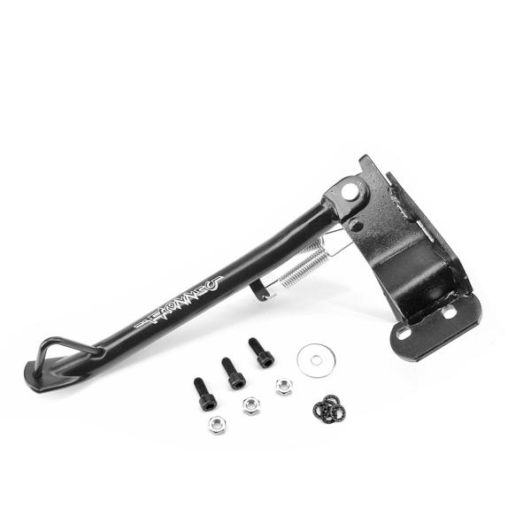 BEQUILLE LATERALE BUZZETTI NOIR ADAPT. PEUGEOT 50 SPEEDFIGHT-2 2007>. X-FIGHT 2007>. VIVACITY 2007>  ( 4634 )