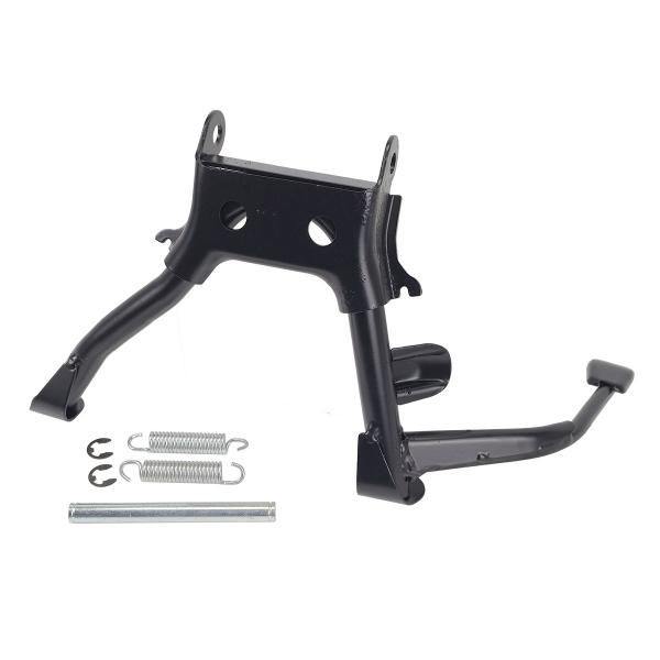 BEQUILLE CENTRALE TNT ADAPT. PIAGGIO TYPHOON 50 2010-2016 / APRILIA 50 SR 2012-2016 2T / DERBI VARIANT 2012-2016 NOIR (OEM : 666302) H: 200MM