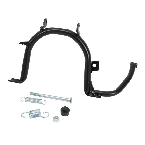 BEQUILLE CENTRALE BUZZETTI ADAPT. PIAGGIO 125 LIBERTY 4T 2000>. 50 LIBERTY 4T / PEUGEOT 125 LOOXOR (OEM:. 746916) / APRILIA 50 SCARABEO 4T MOTEUR PIAGGIO NOIR ( 4413)